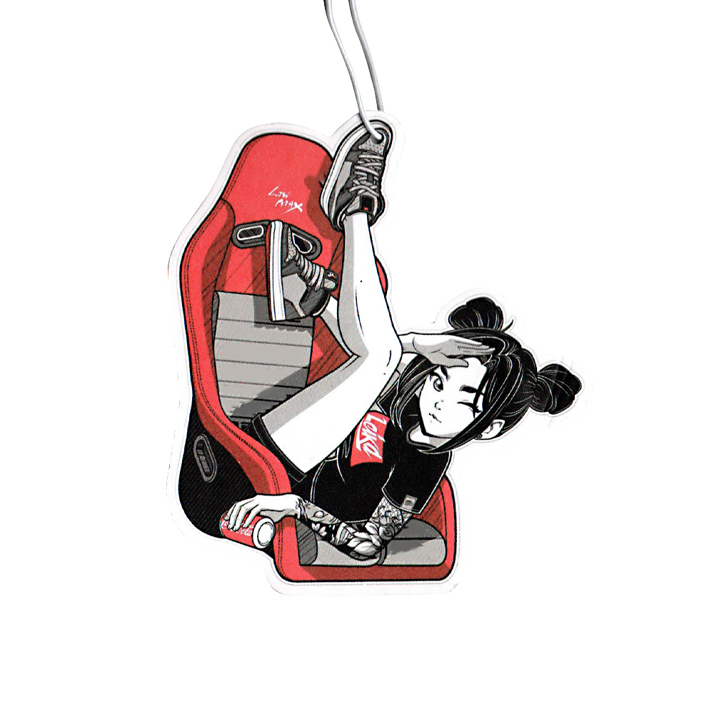 Perfume Fragrance Wheel - JDM Car Air Freshener Girl Pendant