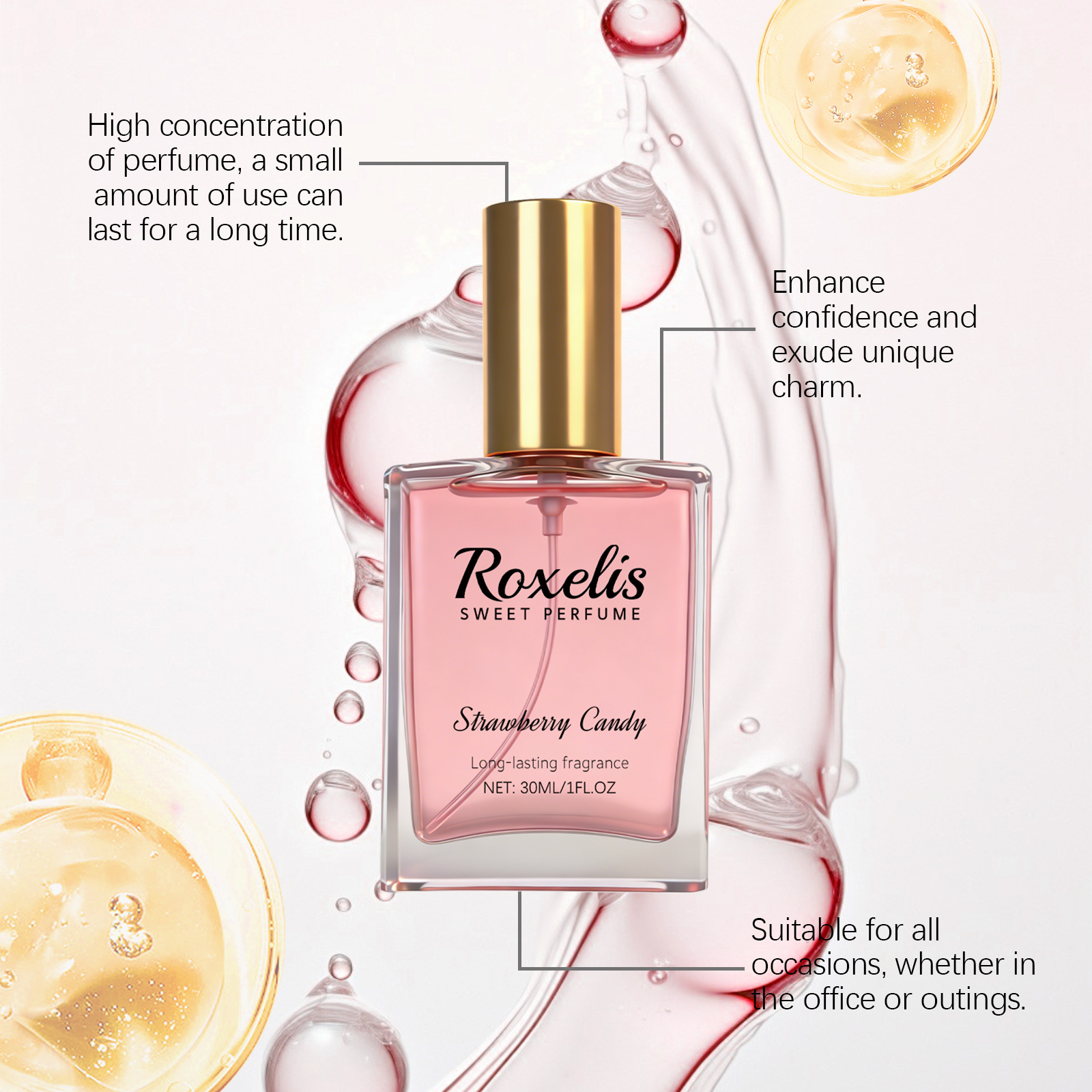 Strawberry Candy Sweet Fragran - Perfume Alcohol Fragrance review and price