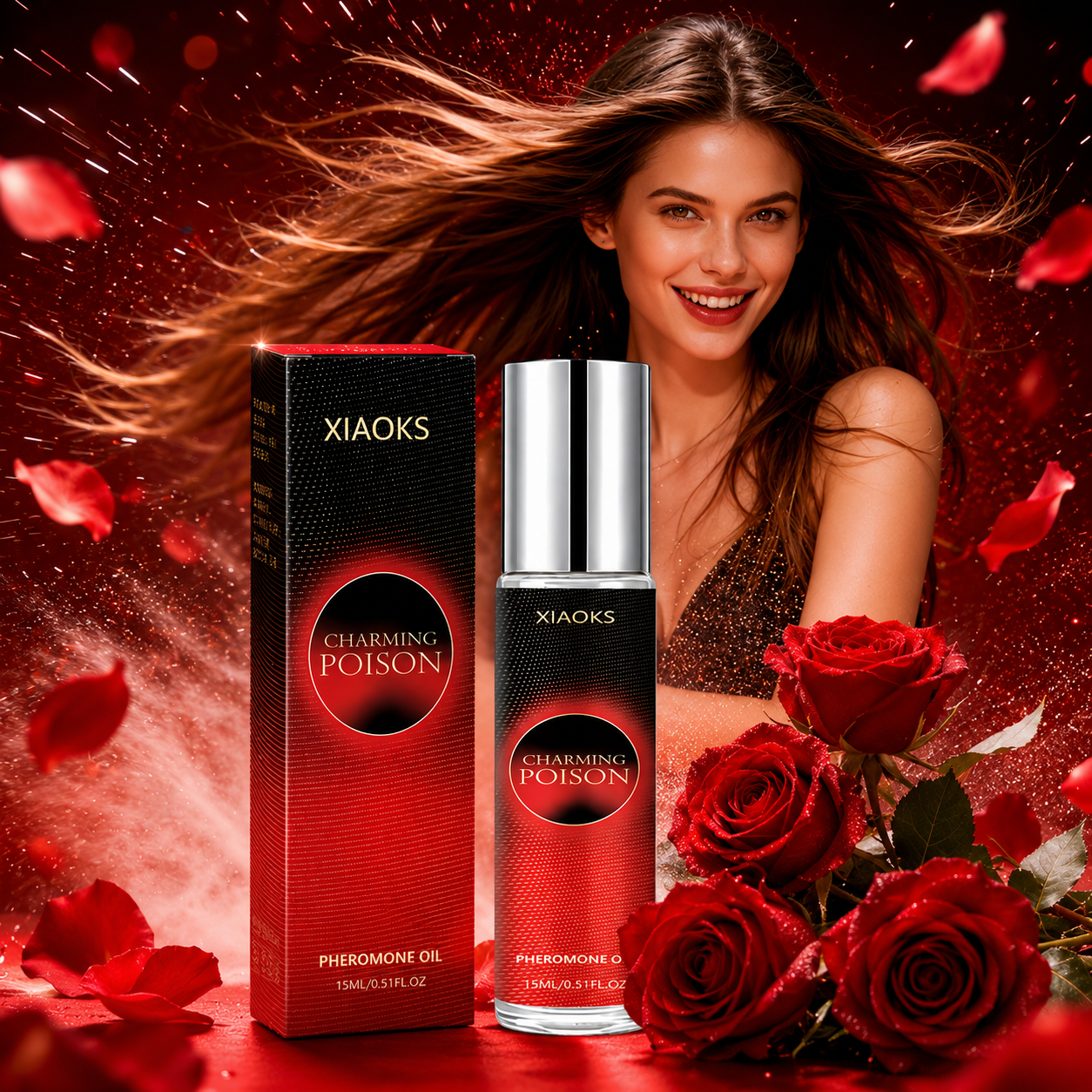 Women's Rose Pheromone Roll-On - Unique Perfume Fragrance review and price