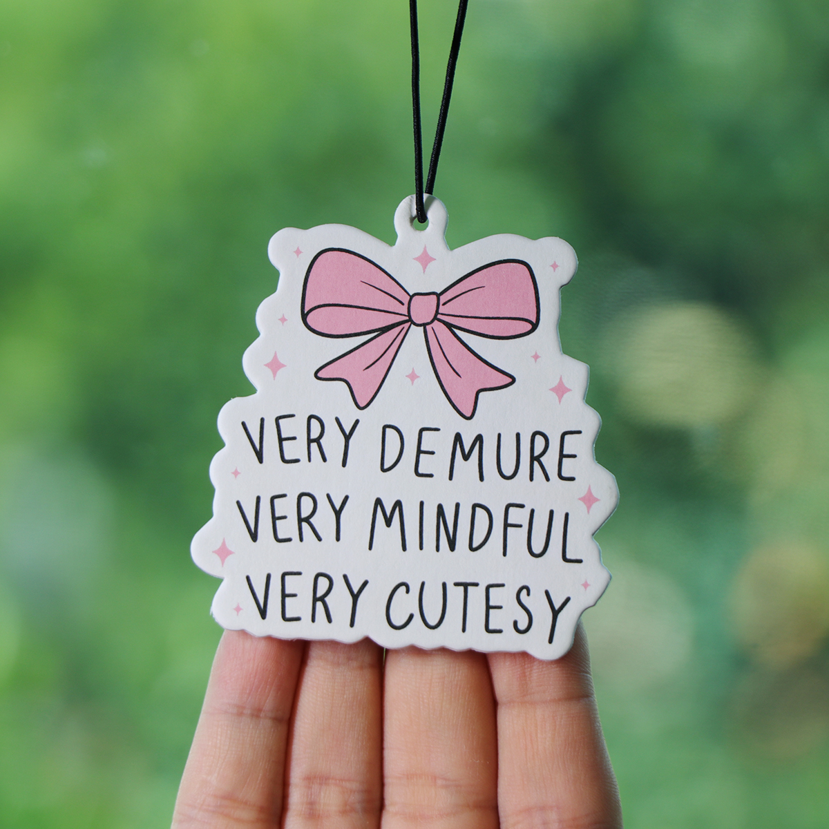Pink Love Bow Quotes Car Aroma - Fragrance Quotes review and price